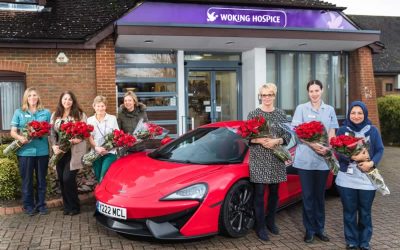 McLaren’s Valentine’s Roses Fill Woking Hospice