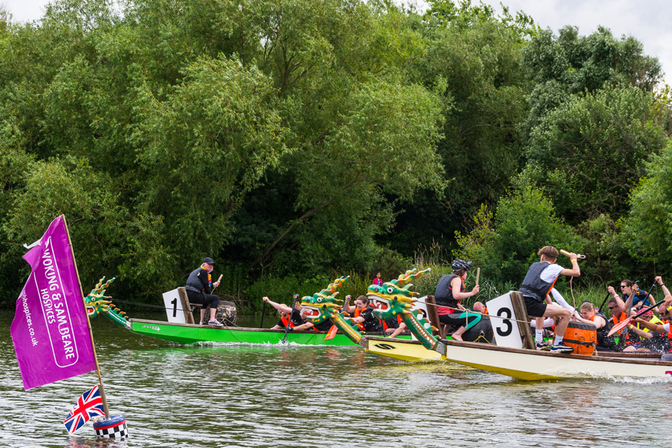 Dragon Boat Race & Fun Day! – Free Entry To Woking & Sam Beare Hospices Family Fun Event At Goldsworth Park