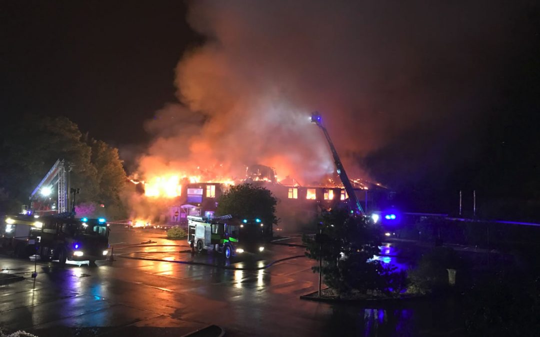 Weybridge Community Hospital Fire – Hundreds Of Residents Evacuated As Huge Fire Broke Out At Health Centre Overnight