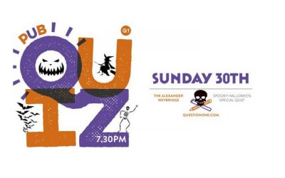 Halloween Quiz Night in Weybridge at the Alexander Pub