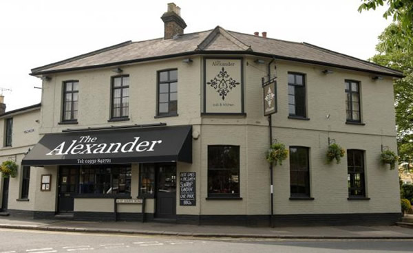 Alexander Pub Oatlands Village near Weybridge & Walton on Thames