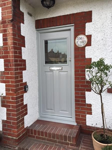 Entrance Door Supplied & Installed by GHI Windows of Weybridge Surrey