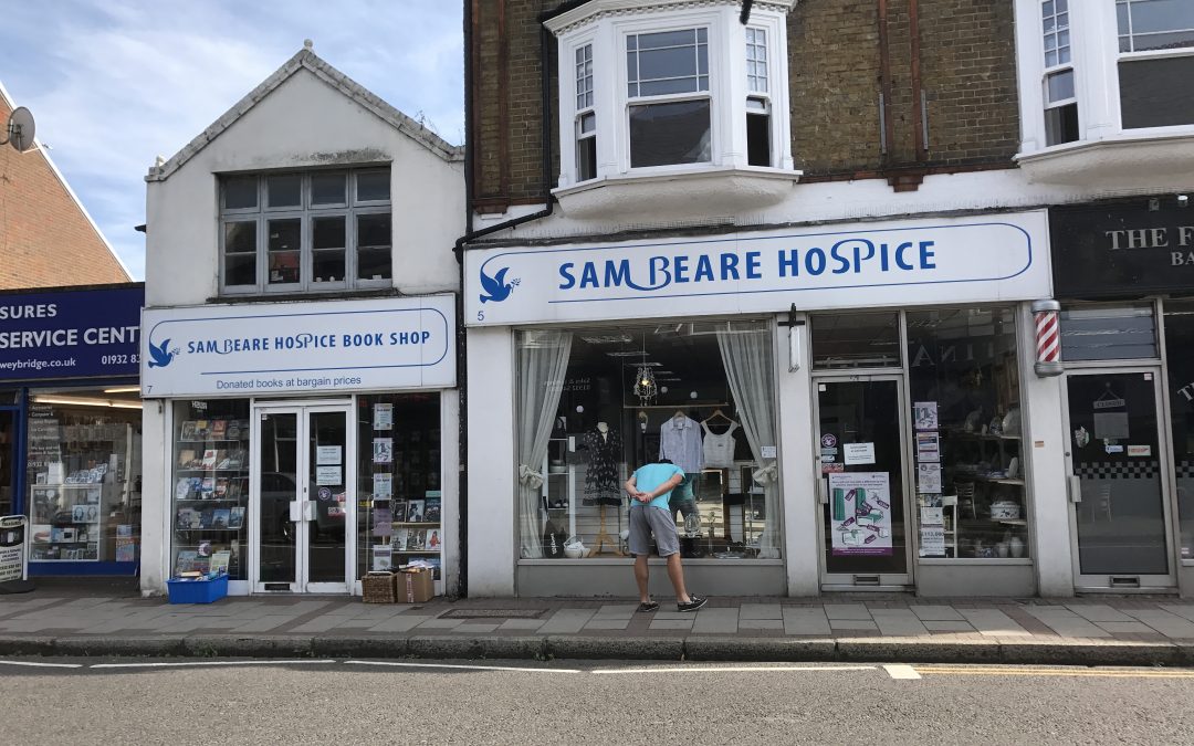 Come To Woking & Sam Beare Hospices Charity Shops To Celebrate 10 Years In Weybridge