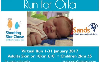 Run For Orla – Charity Run for Adults & Children – Raising Funds for Shooting Star Chase Children’s Hospice and Sands