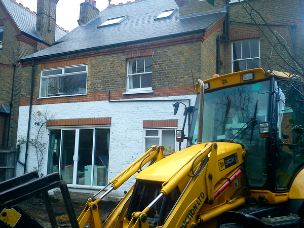 Wimbledon house before extension by Weybridge Builders Wye Construction Services Ltd