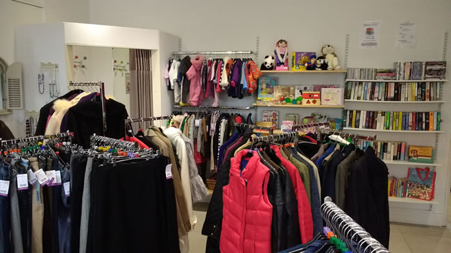 Charity Shop in Fairlands Guildford for Woking & Sam Beare Weybridge Hospices
