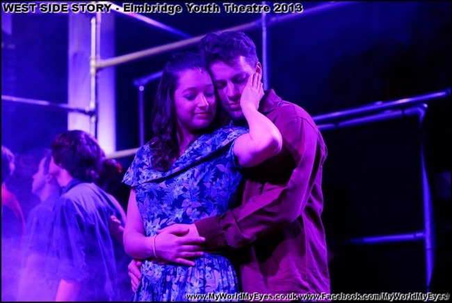 earlier production of West Side Story by Elmbridge Youth Theatre - returning to Cecil Hepworth Playhouse Walton on Thames Surrey