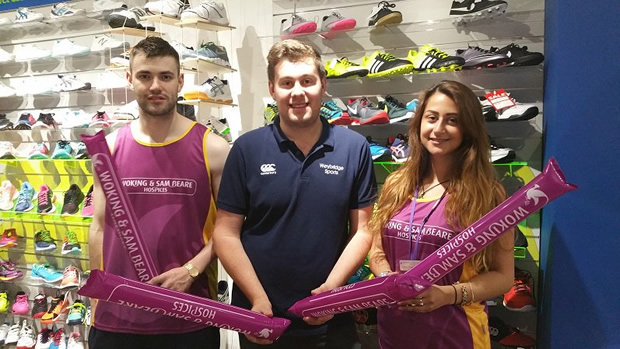 Partner charity for the Asics 10K Run is the fantastic Woking and Sam Beare Hospices