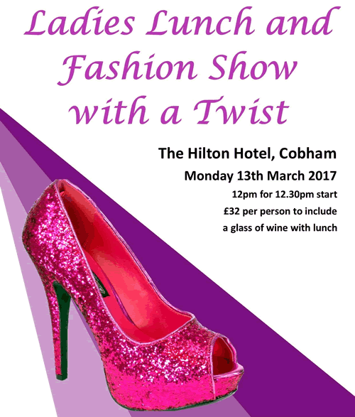 Be fashion forward with a ladies’ lunch and fashion show for the hospice
