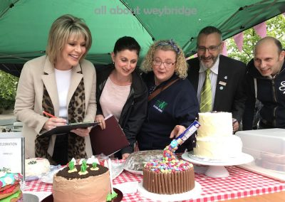 Great Weybridge Cake Off Competition - Ruth Langsford & Judges