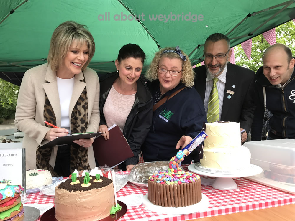 Great Weybridge Cake Off Competition - Ruth Langsford & Judges