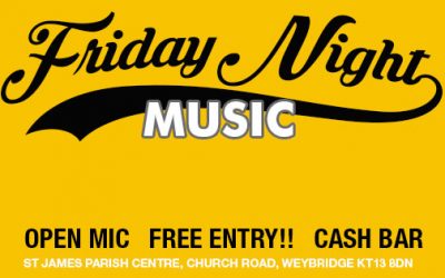 Music At St James’ Weybridge – Shifty Little Sister & Open Mic Night