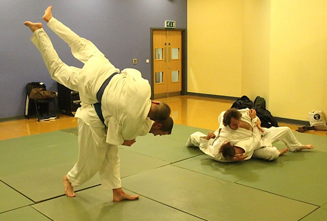 Judo Class For Adults on Thursdays at Elmbridge Xcel Leisure Centre Walton-on-Thames Surrey