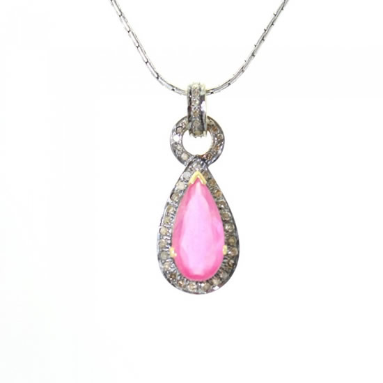 Pink Ruby and Diamonds