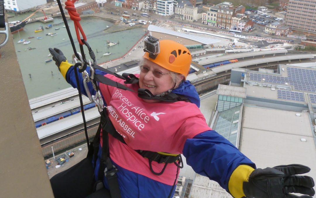 Spinnaker Tower Abseil – In Aid Of Princess Alice Hospice – Esher Surrey Charity