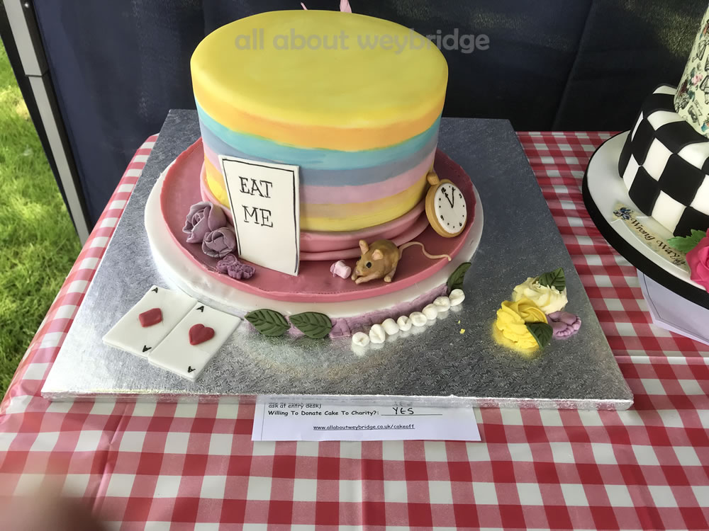 Celebration Cake - Mad Hatters Tea Party Theme - Great Weybridge Cake Off 2018