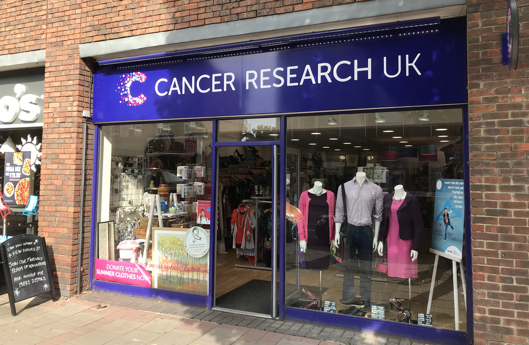 Cancer Research UK Weybridge Surrey