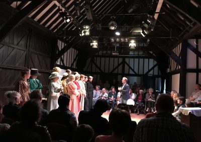 RC Sherriff Trust Director Pete Allen addresses Cast and Audience - Plays at Riverhouse Barn Walton on Thames Elmbridge