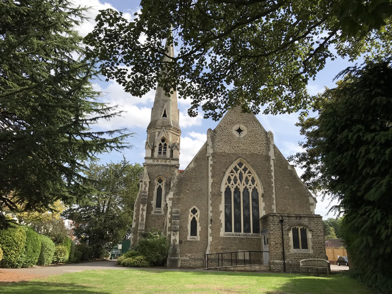 United Reformed Church in Queens Road Weybridge Surrey