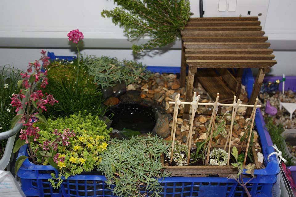 Miniature Garden Competition For Kids At Oatlands Village Fayre Weybridge