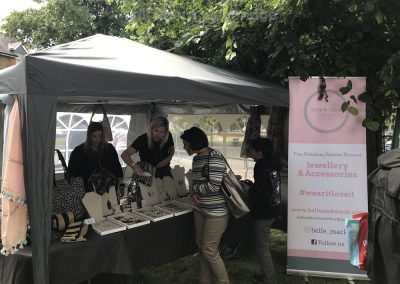 Belle and Mack Jewellery Stall at Great Weybridge Cake-Off