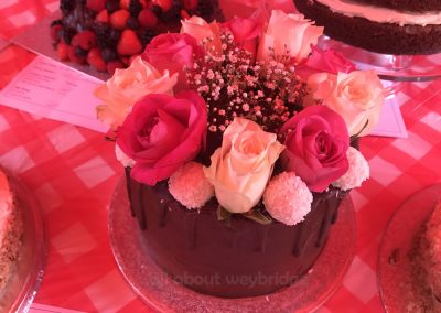 Family Bakes Chocolate Cake with Rose Decorations - Great Weybridge Cake-Off