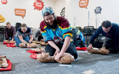 British Heart Foundation Helps Teach Weybridge Amazon Drivers Lifesaving CPR