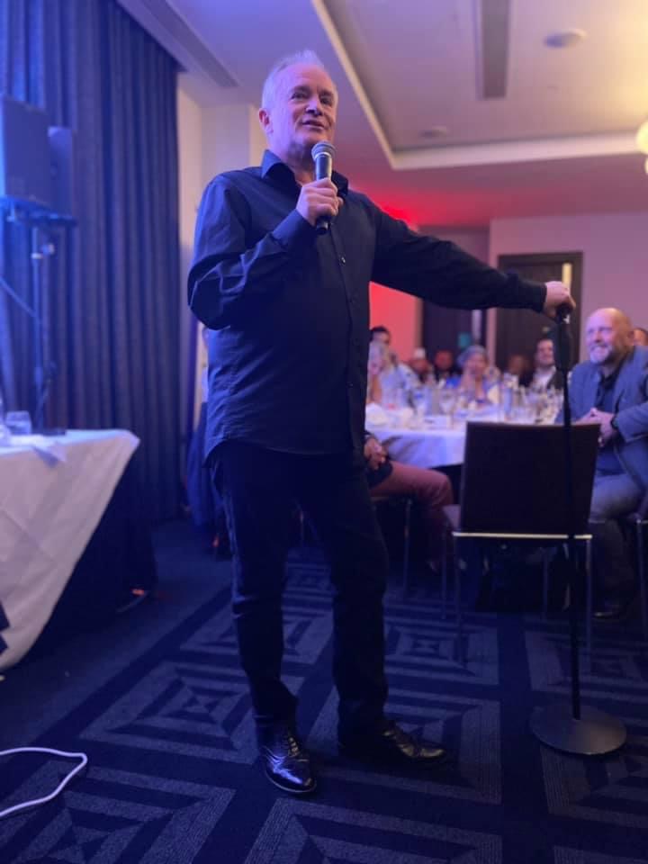 Comedian Bobby Davro at Burhill Golf Club Hersham Walton-on-Thames
