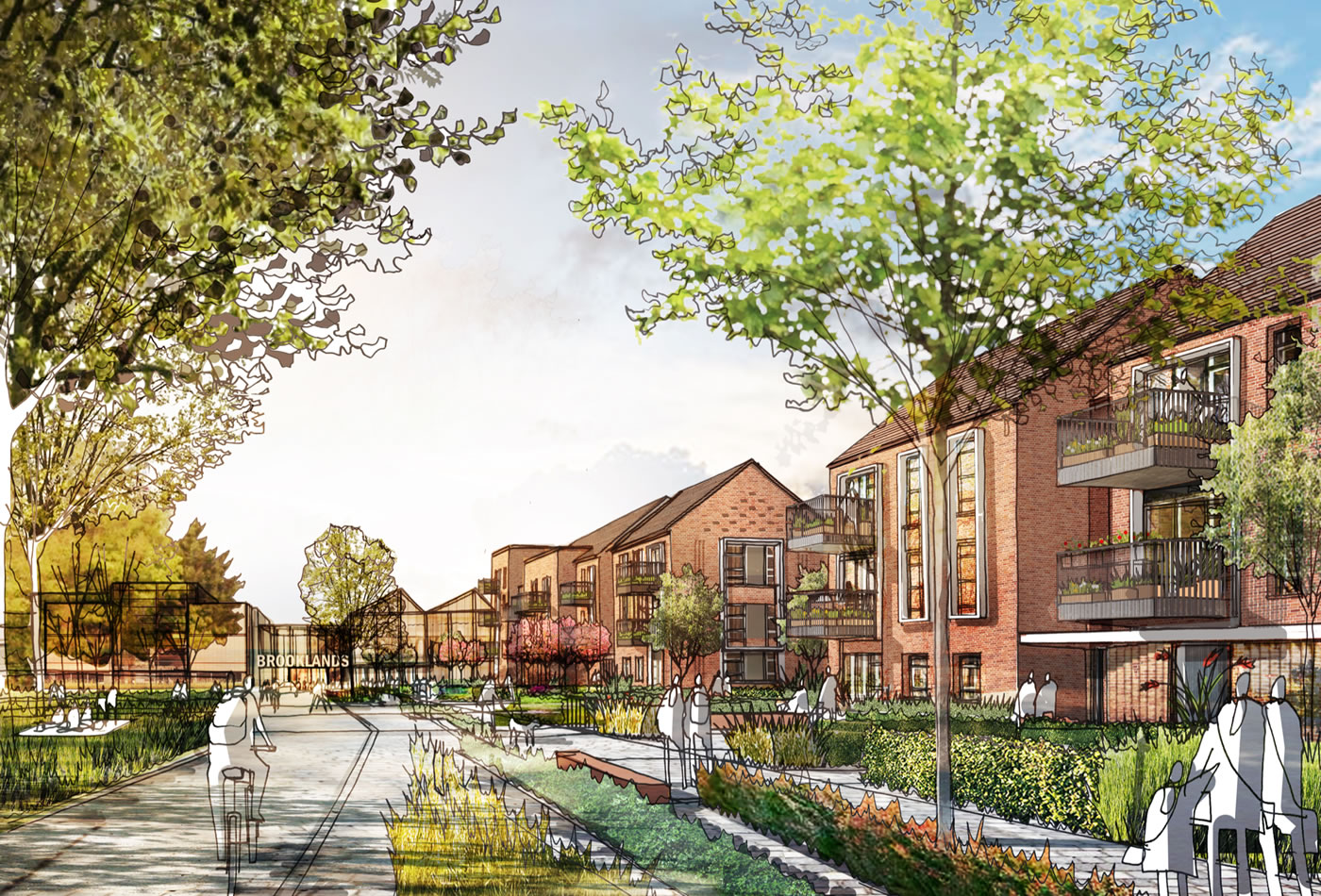 Plans Submitted for Enhanced Brooklands College, Community Facilities and New Homes in Weybridge