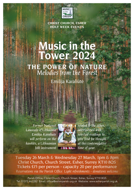 Music in the Tower Concert at Christ Church Esher