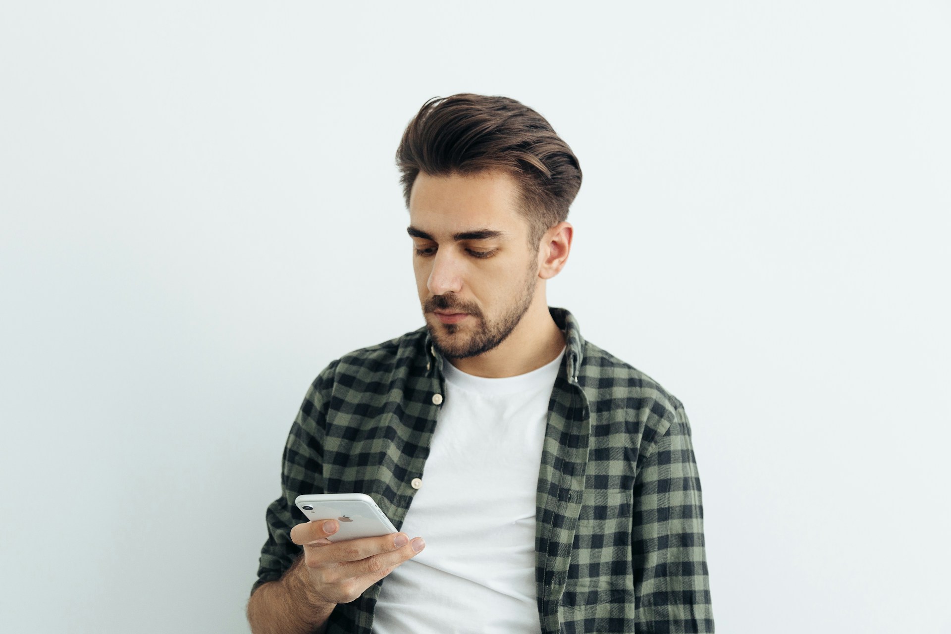 Staying connected - man on phone