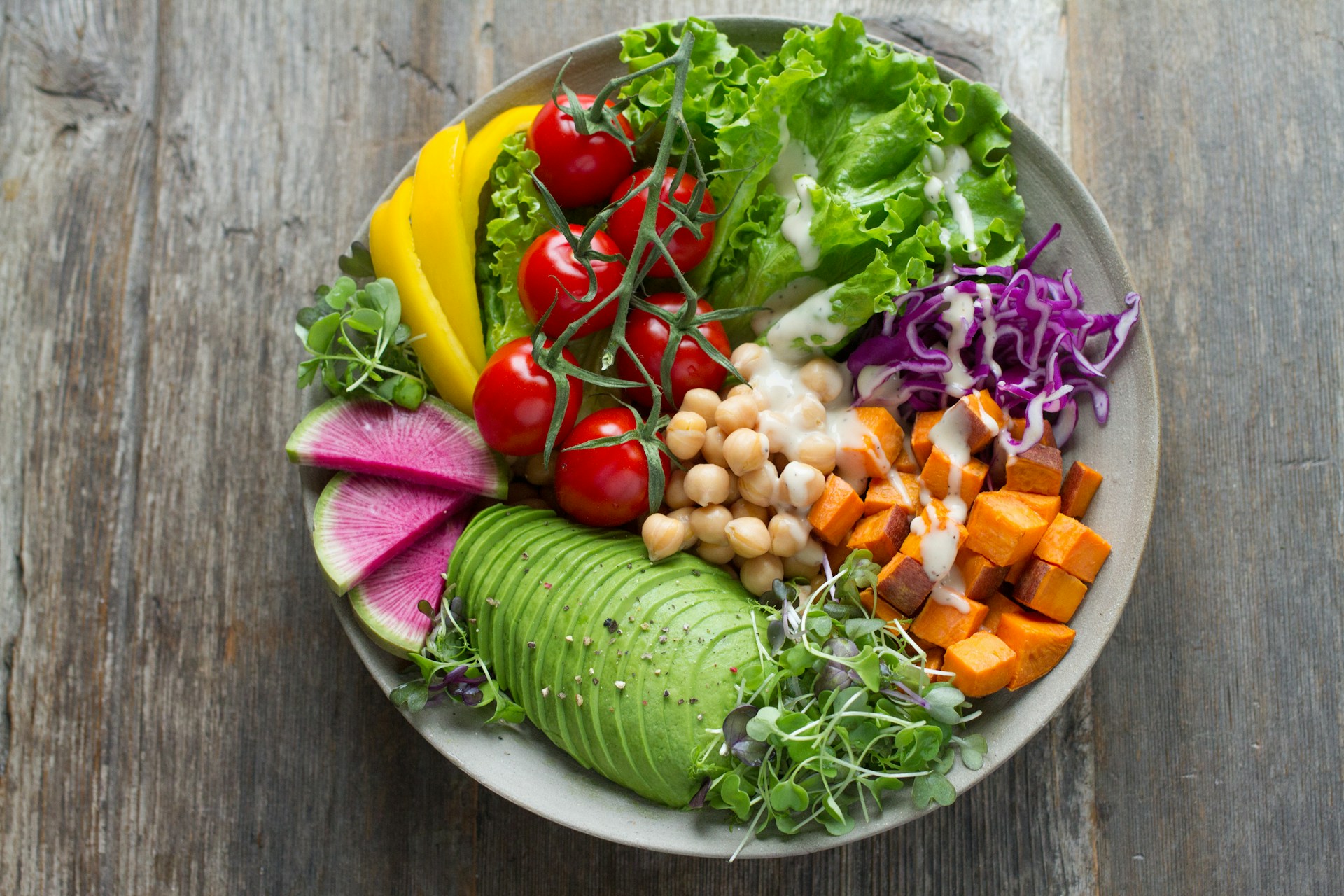 healthy food on plate