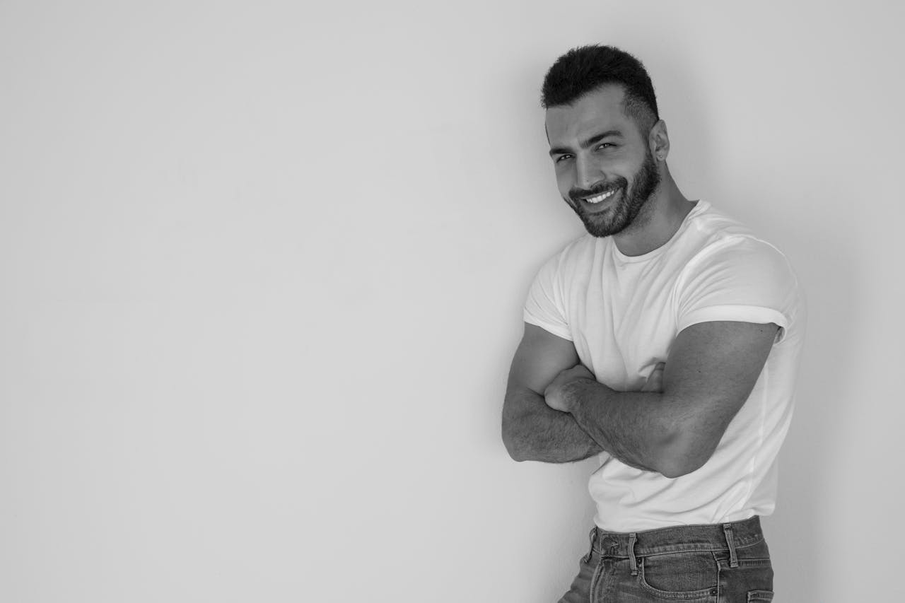 Fashion - Man Wearing White Shirt Fashion - Man Wearing White Shirt