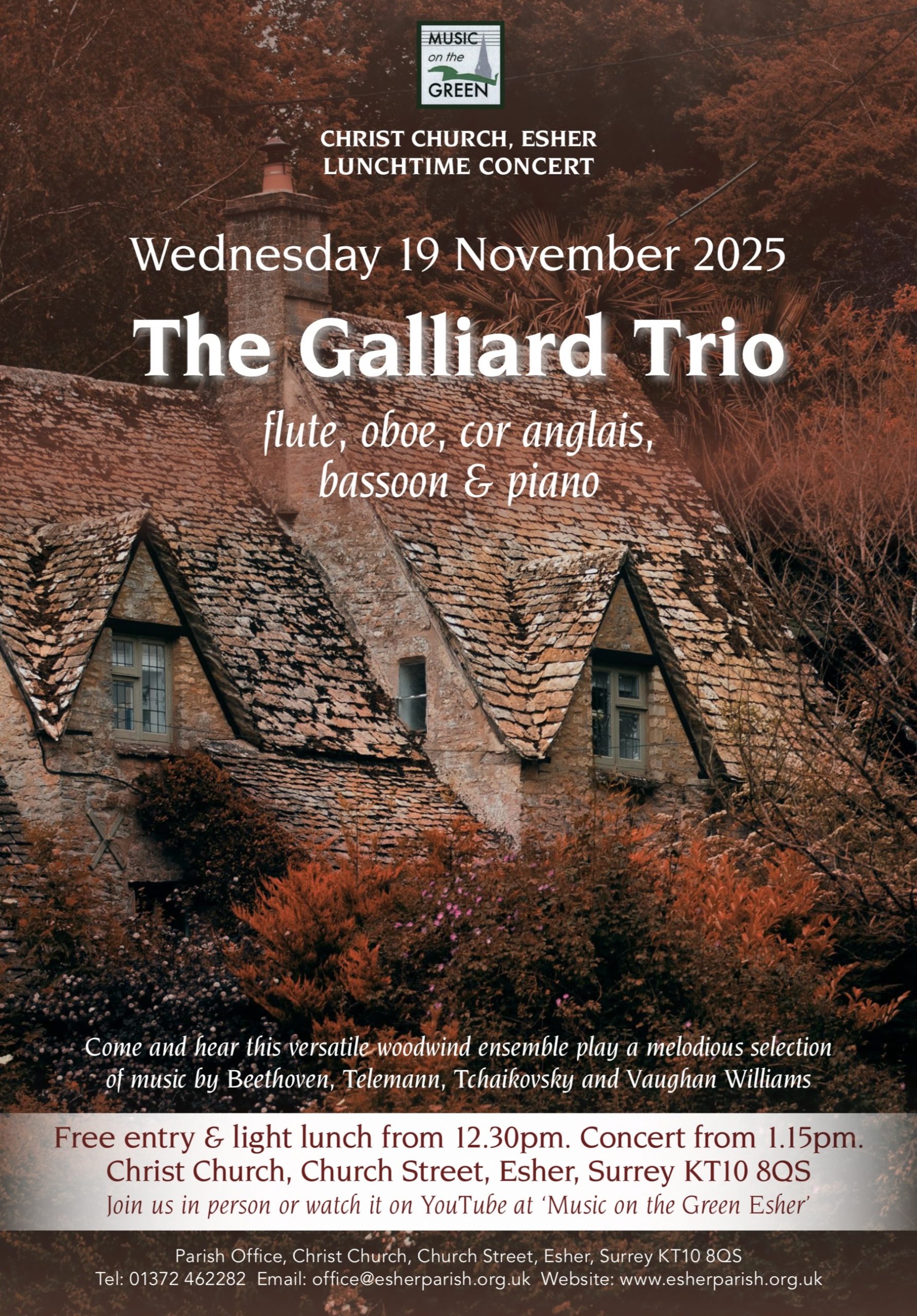 Music on the green concert - The Galliard Trio