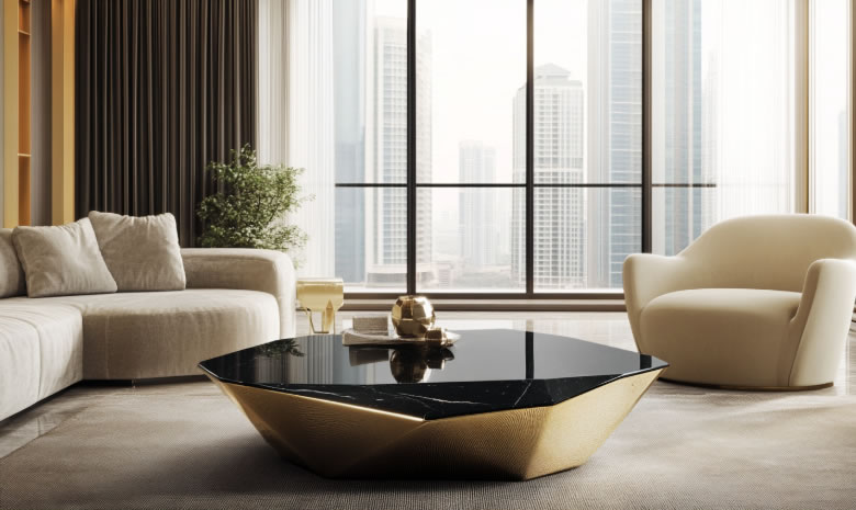 coffee tables and stylish furniture