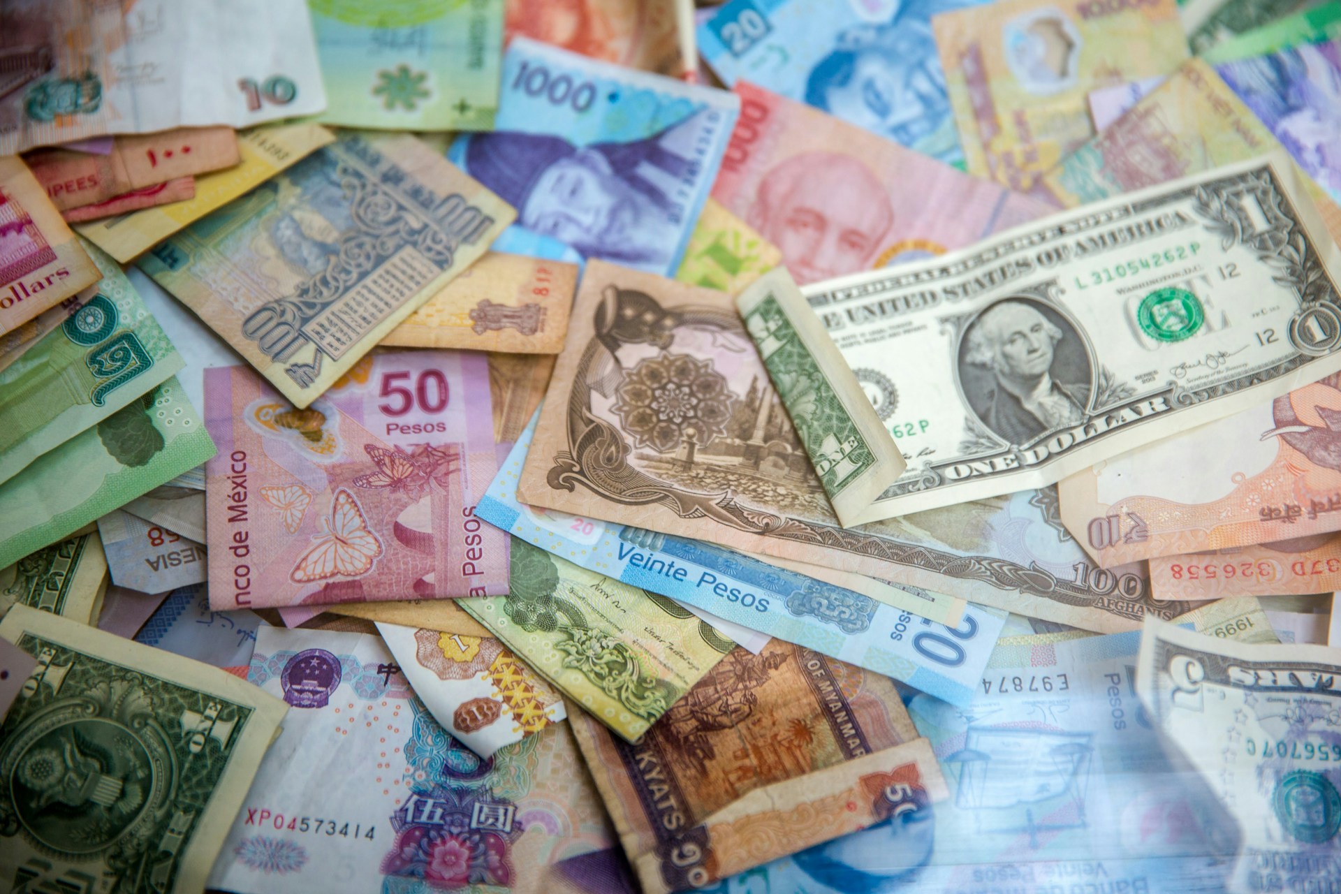 Money - mixed currencies