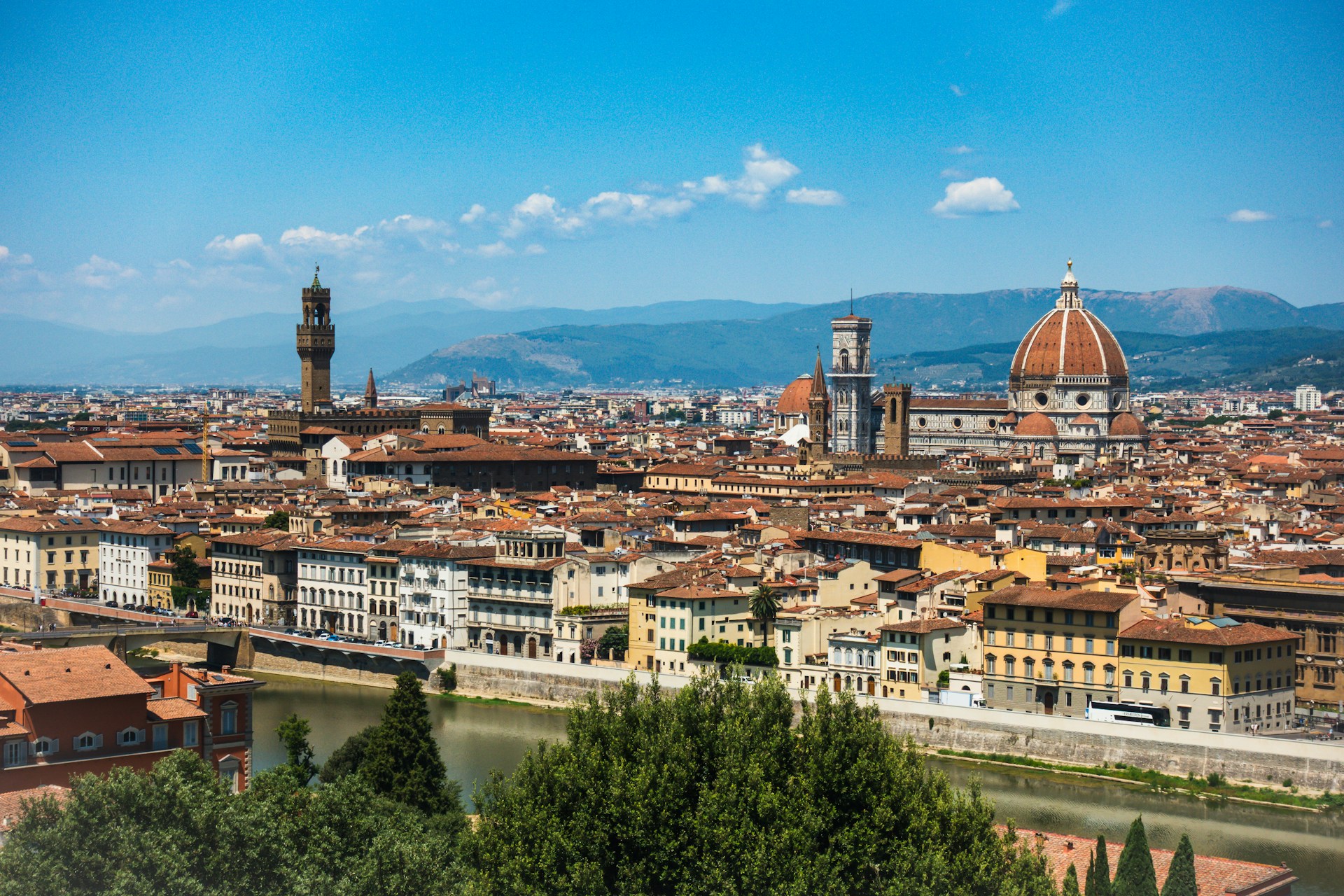 the Florence to Rome train provides a straightforward link